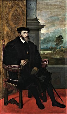 Emperor Charles V (1500-1558) led the power of the House of Habsburg to its peak