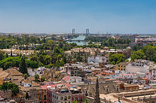 View over Seville from the Giralda, the cathedral of Seville