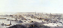Toronto in 1854: View of Front Street