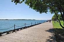 Lake Ontario waterfront: the lake supplies Toronto with water