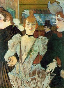 Anrī Tulūza-Lotreks: La Goulue ierodas Moulin Rouge (1892)