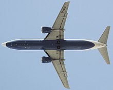 Transaero 737-400 i planform vid start  