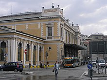 The train station of Trieste