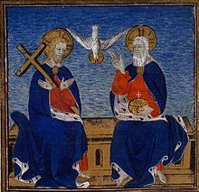 The Trinity in a French Bible of the 15th century