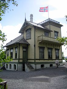 Grieg's huis Troldhaugen in Bergen