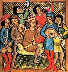 14e eeuwse troubadours  