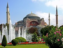Hagia Sophia, main church of the Christians in the Byzantine Empire (Istanbul)