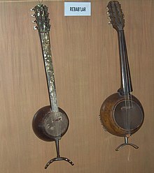 Turkish rebap in the Mevlana Museum in Konya