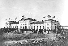 Opening of Turku railway station in 1876