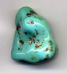 The mineral turquoise