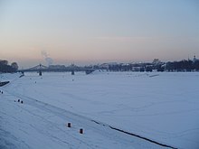 Frozen Volga in Tver