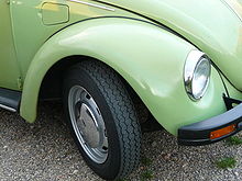Fender of a VW Beetle