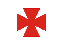 Flaga 1 Dywizji Armii Unii, V Korpus