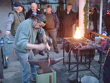 Blacksmith demonstration