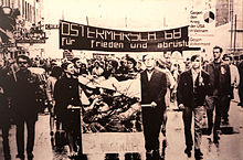Anti-war demonstration in Vienna, 1968