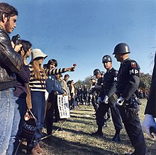 Demonstration in the USA against the war