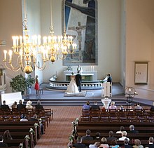 A Protestant wedding in Finland