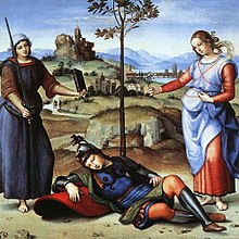 Die Vision eines Ritters, von Raphael