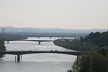 Bridges over the "Great Rhone