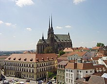 The Cathedral of St. Peter and Paul in Brno