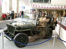 Willys MB in a British museum