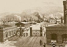 Imperial shipyard around 1894
