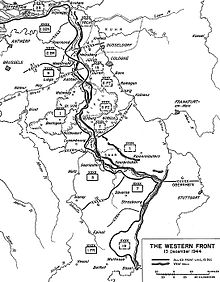 Situação na Frente Ocidental a partir de 15 de dezembro de 1944