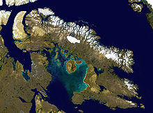 Satellite image of Baffin Island
