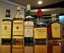 Whiskys dalla Scozia, dagli Stati Uniti e dal Canada