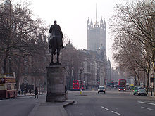 Whitehall, looking south towards parliament