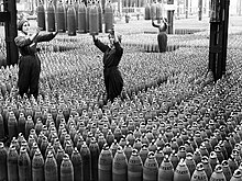 Women at the National Shell Filling Factory, Chilwell.