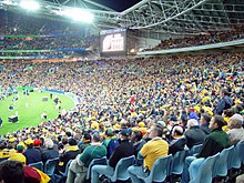 Opening match of the World Cup 2003 between Argentina and Australia in Sydney
