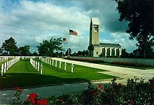 The American military cemetery in Brittany