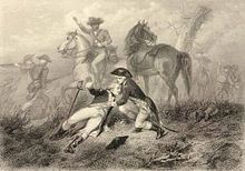 General La Fayette is wounded in the battle of Brandywine...