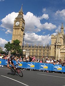 2007: The tour in front of the London landmark Big Ben