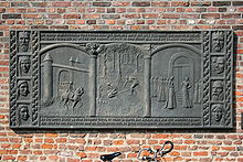Relief Siegfried in Xanten at the Nordwall