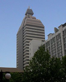 Headquarters of the Xinhua news agency in Beijing