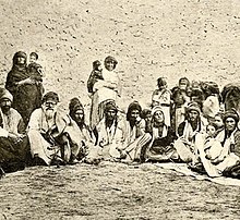 A group of Yazidis on the Sinjar mountain range in the Syrian-Iraqi border region (c. 1920)