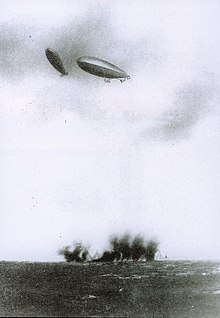 Italian airships bomb Ottoman positions in the Italian-Turkish War