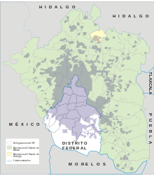 Groot-Mexico-Stad en Mexico-Stad (Distrito Federal)  