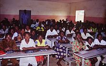 Public school in Kati, Koulikoro region, December 2002