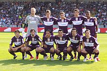 Record winner in the ÖFB Cup: FK Austria Wien (team picture from the 2009 final).