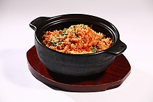 Italiensk risotto på koreansk vis