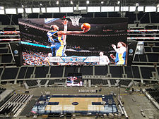 Basketbal wordt opgezet in AT&T Stadium  