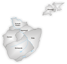 Distritos de Appenzell Innerrhoden  
