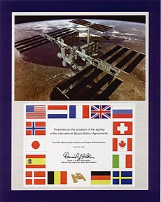Agreement among the Participating States in the International Space Station Program, signed January 28, 1998.