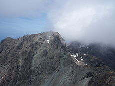 Sgùrr Dearg in njegov nedostopni vrh