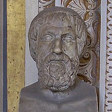 Popiersie Pitagorasa w Muzeum Watykańskim