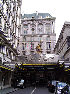 Het Savoy Hotel, Londen  