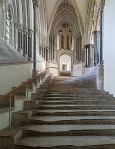 De trappen van de Kapittelzaal, rond 1306 AD